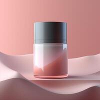 Product Container Mock-up photo