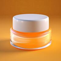 product container mock up photo