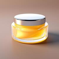 Product Container Mock-up photo