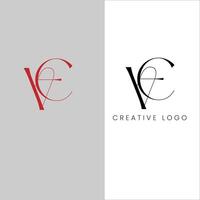 ev initial logo design vector