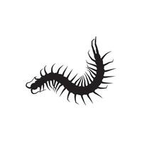 Centipede icon design vector