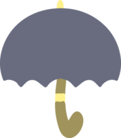 an umbrella with a yellow handle and a brown handle png