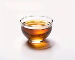 Glass of Tea on a White Background photo