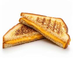 a grilled cheese sandwich with cheese on it photo