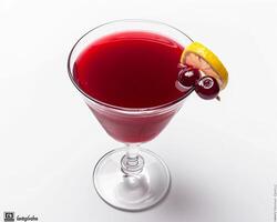glass of red liquid photo