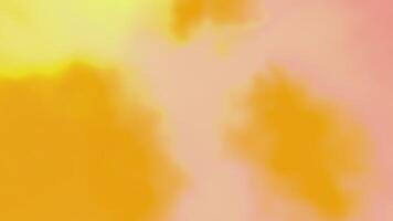 Orange calm background. Motion. A light background made in cartoon animation that slowly moves in different directions. video
