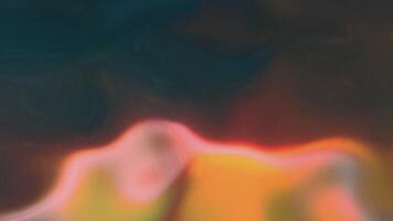 Beautiful colorful energy flow with glowing spots. Motion. Plasma spots in colorful stream of energy. Glowing spots move in energetic pattern of colors video