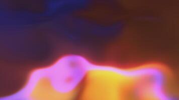 Orange and purple spots. Motion. Light bright background with patterns that shimmer and glow in computer graphics. video