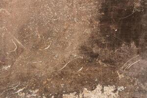 Grunge rusty metallic background texture with scratches, stains. Full frame photo