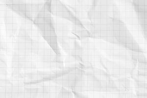 Crumpled graph paper background. Full frame template mock up photo