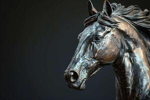 Horse Statue Background photo