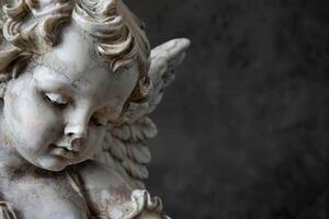 Cherub Statue Background photo