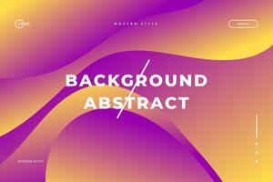 Modern Abstract Background with Purple and Yellow gradient color scheme. These backgrounds can be used for a variety of purposes, including websites, presentations, and marketing materials vector