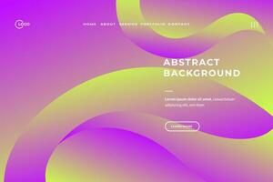Modern Abstract Background with Purple and Yellow gradient color scheme. These backgrounds can be used for a variety of purposes, including websites, presentations, and marketing materials vector