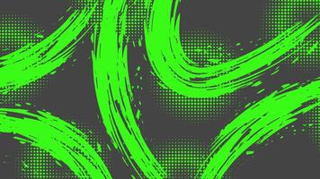 Abstract Sports Background with Green and Gray Brush Texture and Halftone Effect. Grunge Background for Banner or Poster Design vector