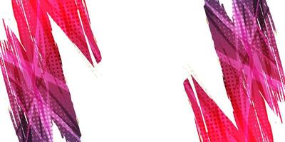 Abstract Sport Background with Blue and Red Gradient Brush Background. Grunge Brushstroke Element with Halftone Effect for Poster or Banner Design vector