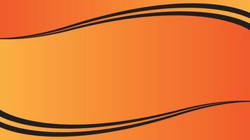 Abstract background design with a combination of orange and black, suitable for ppt vector