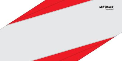 Red gray white empty space abstract modern futuristic background illustration design. illustration design for presentation, banner, cover, web, card, poster, wallpaper, eps 10. vector