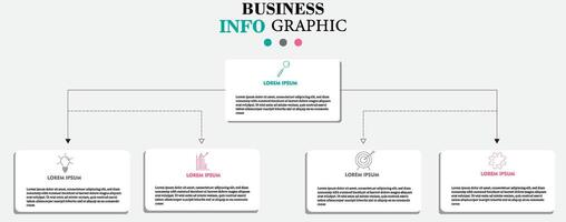 Infographic design business template with icons and 5 options or steps. suitable for graphics. vector