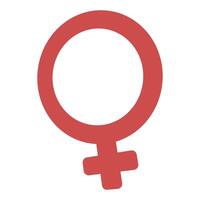 Flat Female icon symbol illustration vector