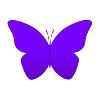 Gradient Butterfly Illustration Design Top View vector