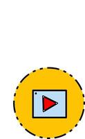 icon media play vector
