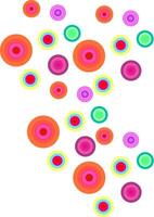 abstract background with circles vector