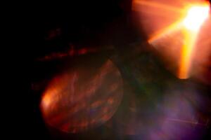 Multicolored highlights. for overlay to create a festive, vibrant effect photo
