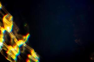 Multicolored highlights. for overlay to create a festive, vibrant effect photo