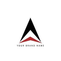 Creative elegant letter A emblem vector