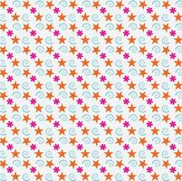 Seamless Star Pattern Design vector