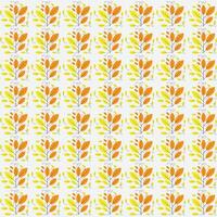 Autumn seamless pattern with small leaves vector