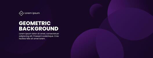 background design with gradient-colored geometric circle patterns, providing a modern and attractive look. good for presentation slides, web, landing page, banner, cover, home page vector