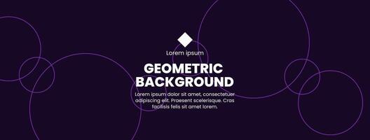 background design with gradient-colored geometric circle patterns, providing a modern and attractive look. good for presentation slides, web, landing page, banner, cover, home page vector