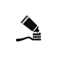 Tooth paste icon isolated on white background vector