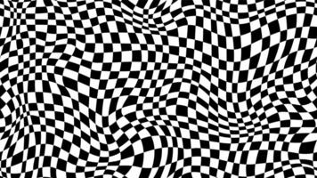 Trippy checkerboard background, checker pattern vector