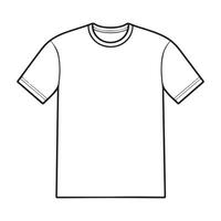 t-shirt single Line Icon Design outline. vector