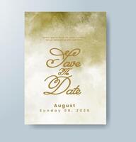 Watercolor Minimal Card. Classic Design Cards. Wedding Abstract Background Invitation. Art Template. Set of Creative Illustrations for Brochure, Cover Design. Minimalistic Watercolor Artwork. vector