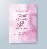 Watercolor Minimal Card. Classic Design Cards. Wedding Abstract Background Invitation. Art Template. Set of Creative Illustrations for Brochure, Cover Design. Minimalistic Watercolor Artwork. vector