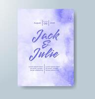 Watercolor Minimal Card. Classic Design Cards. Wedding Abstract Background Invitation. Art Template. Set of Creative Illustrations for Brochure, Cover Design. Minimalistic Watercolor Artwork. vector