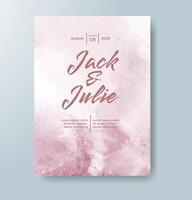 Watercolor Minimal Card. Classic Design Cards. Wedding Abstract Background Invitation. Art Template. Set of Creative Illustrations for Brochure, Cover Design. Minimalistic Watercolor Artwork. vector