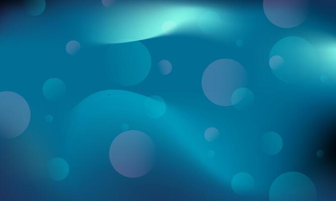 Abstract blue bokeh smooth dark blue background. circle bubbles.