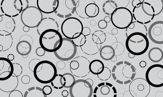Abstract geometric circle grey background. retro vintage concept. vector