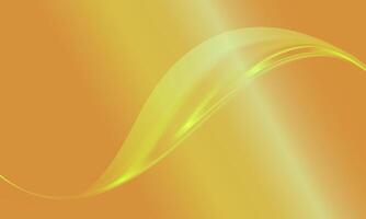 Abstract shiny color gold wave light effect smooth background. vector