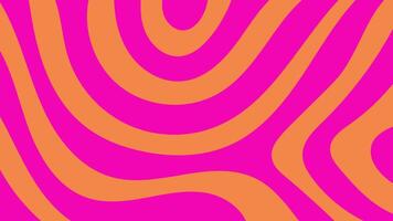 Vibrant Pink Yellow Abstract Playful Background with Flowing Wavy Texture vector