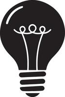 bulp lamp icon template vector