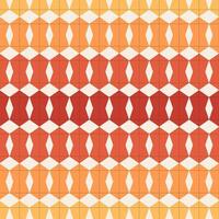 autumn seamless pattern polygon geometric fall shades color vector