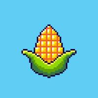 Pixel art corn game asset design vector