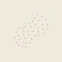 Hand Drawn Botanical Chic Bohemian Shape Element vector
