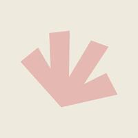 Hand Drawn Botanical Chic Bohemian Shape Element vector